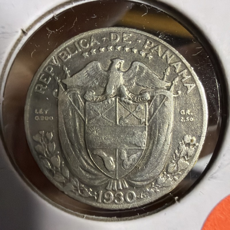 1930 Panama Decimo Balboa Z430