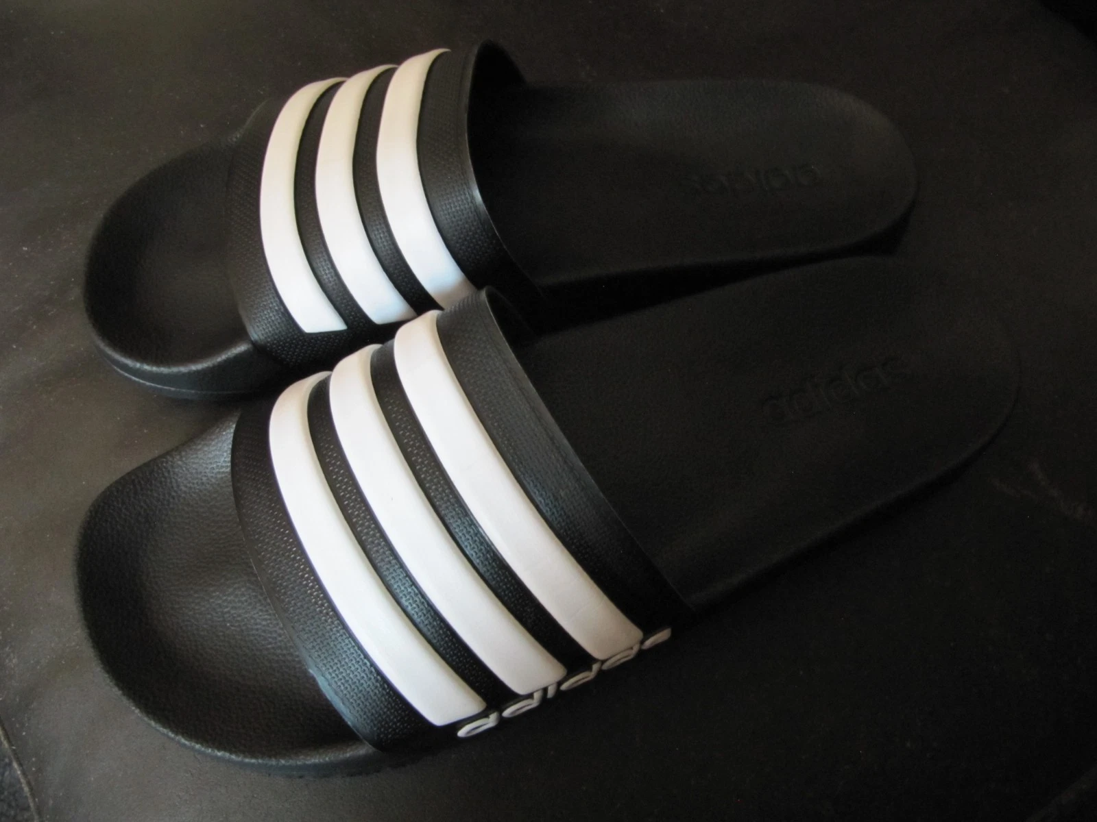 Scivoli doccia Adidas Adilette Cloudfoam suola taglia 12