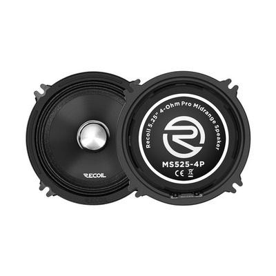 #ad RECOIL A MS525 4P 5.25 Inch Midrange Pro Audio Car Speakers Pair 320W Max 4Ohm $29.99