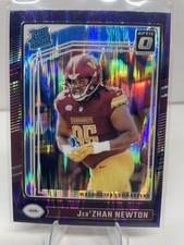 2024 Panini Donruss Optic - Rated Rookie Jer'zhan Newton Purple Shock Prizm (RC)
