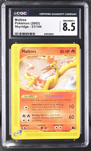 Moltres graded CGC 8.5 for sale on eBay