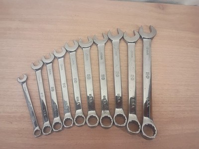 K-D Tools USA 10 Piece Metric Combination Wrench Set 9 - 19MM  MISSING 10MM