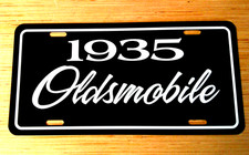 1935 Oldsmobile License Plate Car Tag 35 Olds F-35 Touring Sedan L-35 Coupe