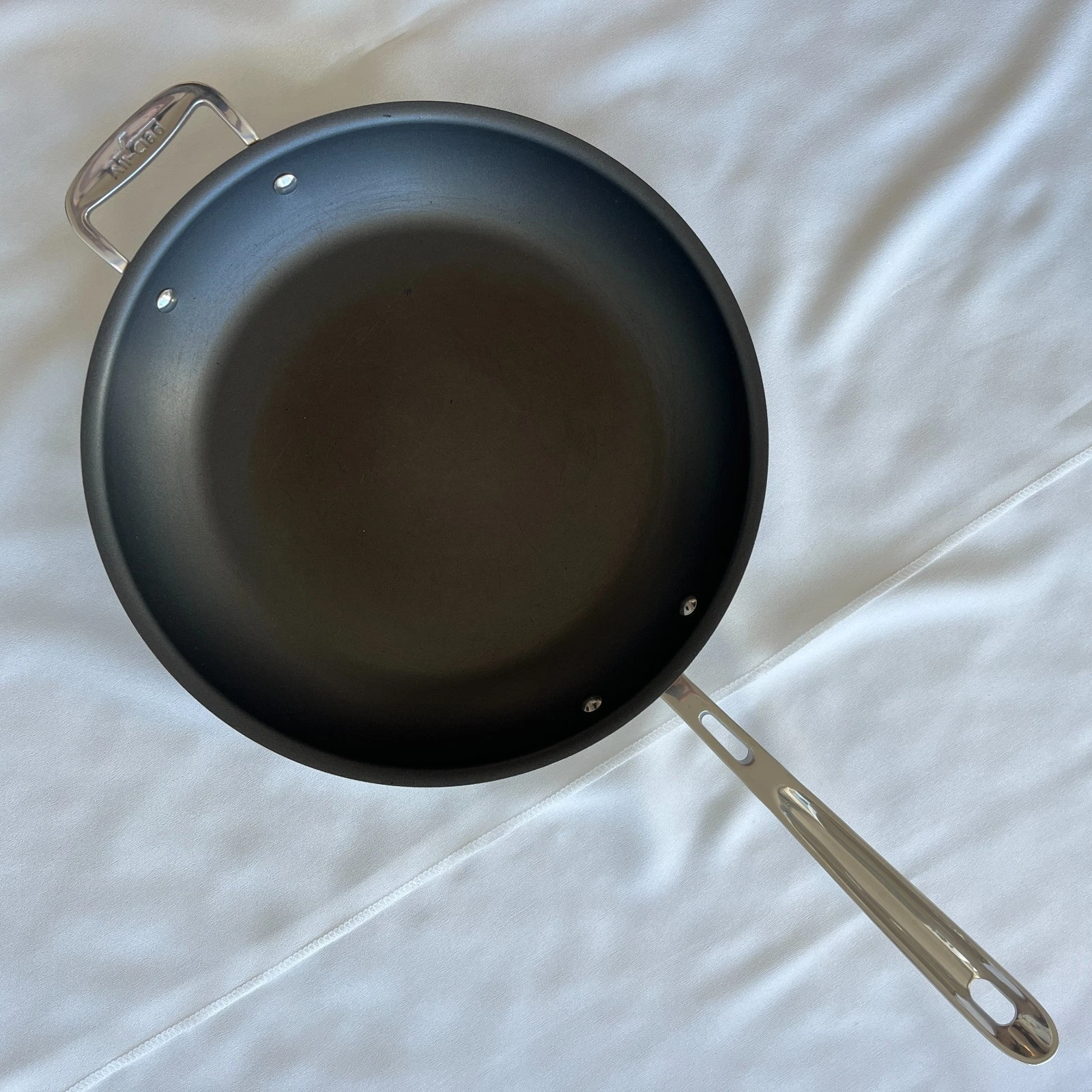 All-Clad Copper Core 12" Nonstick Fry Pan Skillet Induction 5-Ply Bonded