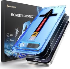 MAGIC JOHN 2 PACK for iPhone 17e Screen Protector, 28 Anti Spy, Fast Easy Insta