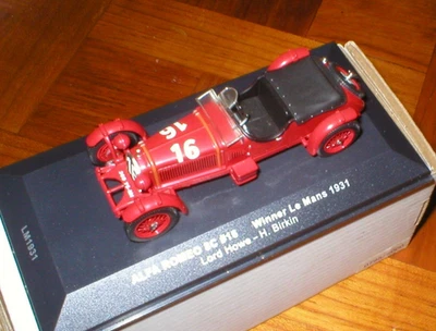 ALFA ROMEO 8C 2300 N° 16 VAINQUEUR LE MANS 1931 HOWE/BIRKIN IXO - Photo 1/2