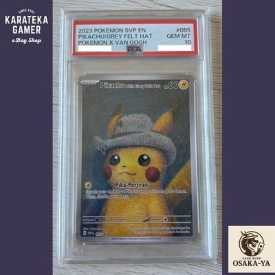 PSA 10 Van Gogh Pikachu with Grey Felt Hat SVP EN 085 Promo