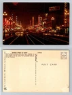 San Francisco, CA-California, Market Street Night Neon Signs Vintage Postcard