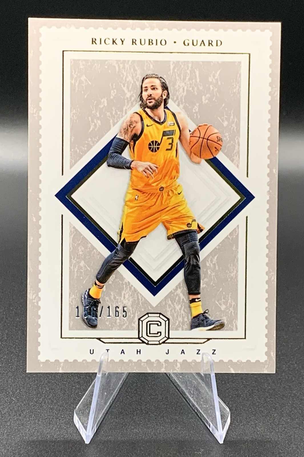 2017-18 Panini Cornerstones - Ricky Rubio #56 /165
