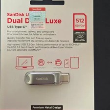 Sandisk Ultra Dual Drive Luxe 512GB High-Speed USB Flash Drive