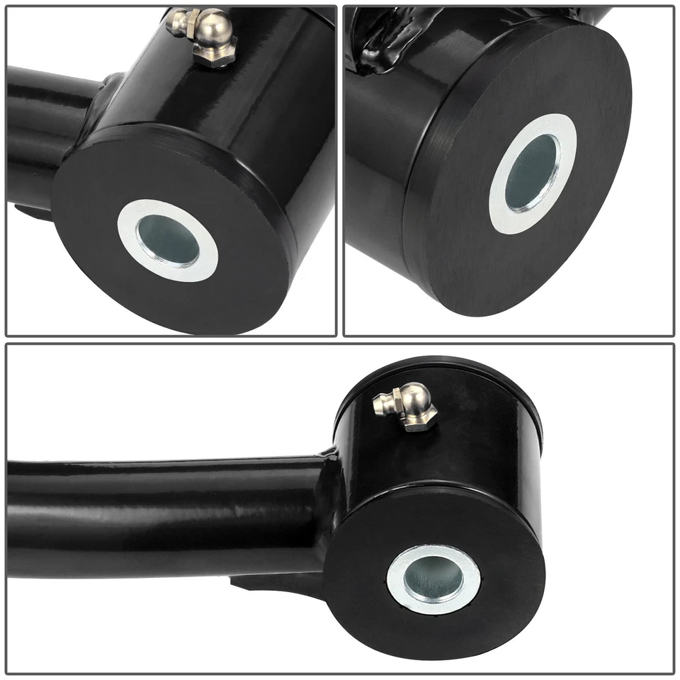 Braços de controle superiores dianteiros de aço preto elevador 4WD 2-4" Toyota Tacoma 2005-2024 - Imagem 4 de 4