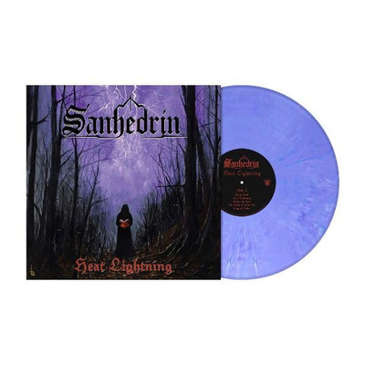 SANHEDRIN HEAT LIGHTNING (VIOLET BLUE MARBLED) VINYL NEU
