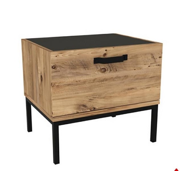Nachttisch Holz Tisch Nachttische MöBel Weiß Beistelltisch Nachtkonsole-image