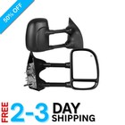 Adjustable Heated Side Mirrors for 2001-2005 Ford Excursion and Super Duty