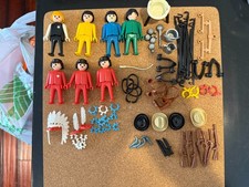 Juego De Colección 1976 PLAYMOBIL Vaquero/Indio Super Deluxe - ¡100% COMPLETO 102 Piezas! #1004