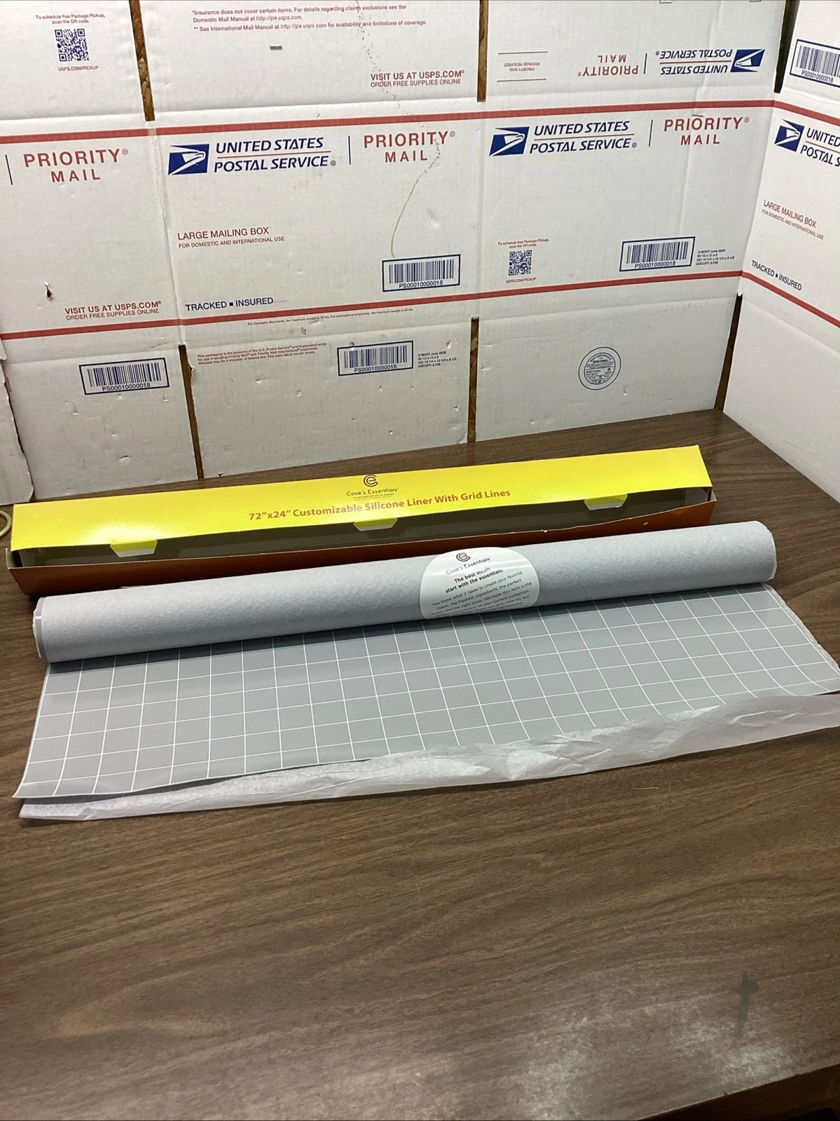 72” x 24” Silicone Liner w/ Grid Lines Customizable 72x24” Cook’s Essentials