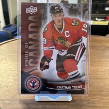 2012 Upper Deck National Hockey Card Day Jumbo 5X7 Heroes #OS3 Jonathan Toews