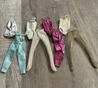 Lot 80s Barbie Doll Clothes Vintage Fashions Bodysuits Tights Metallic 4 Outfits