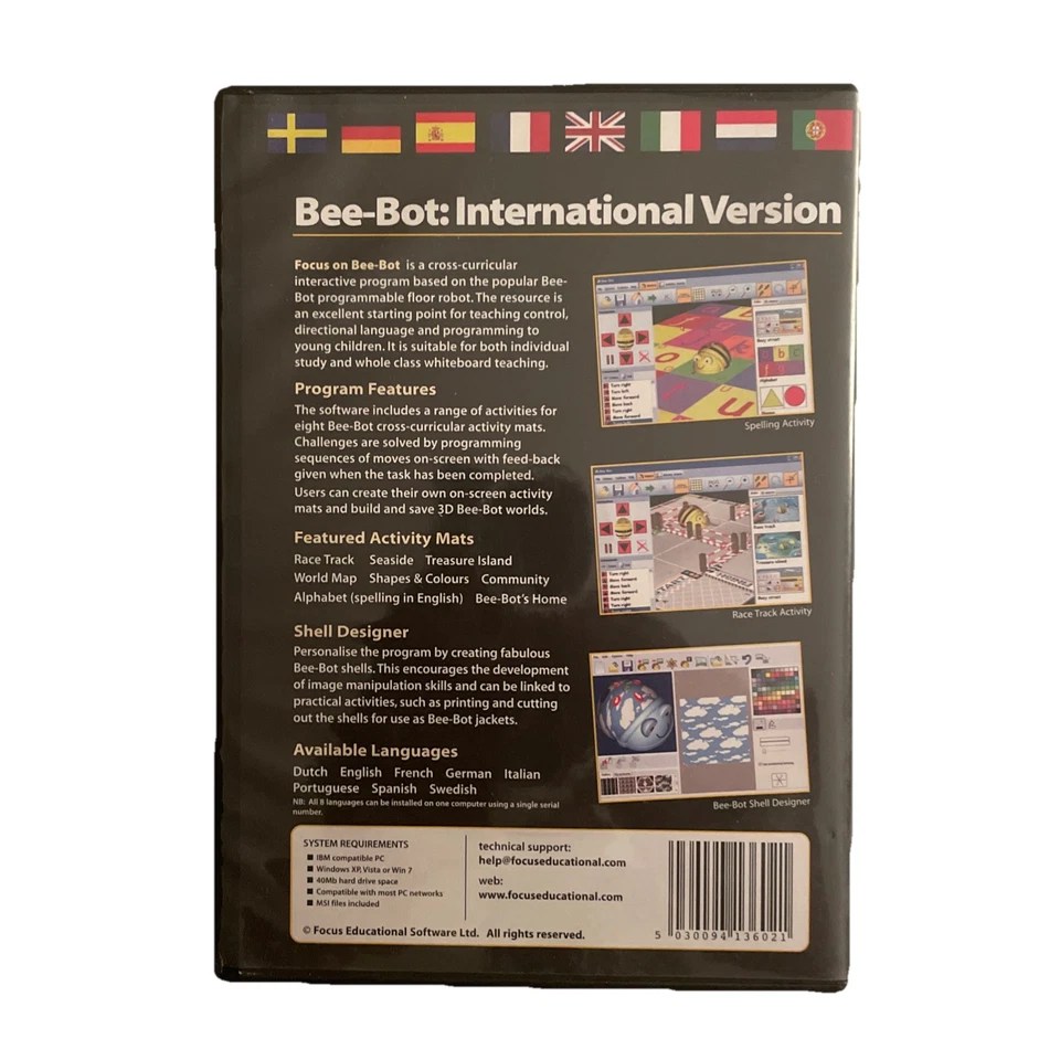 Bee-Bot Educational Software CD-ROM International Version PC Lesson Activities - Image 2 of 4