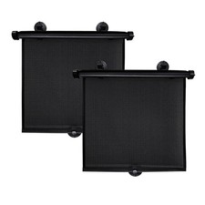 2PCS Car Window Shade, 17.7" 15.7" Retractable Sunproof Auto Side Window Roll...