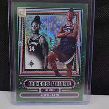 2025 Donruss WNBA Green Fireworks Franchise Features Jewell Loyd #9 Aces 52/399
