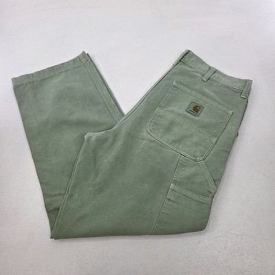 Carhartt Single Knee Pant Men's Size W32 L32 Green Relaxed 