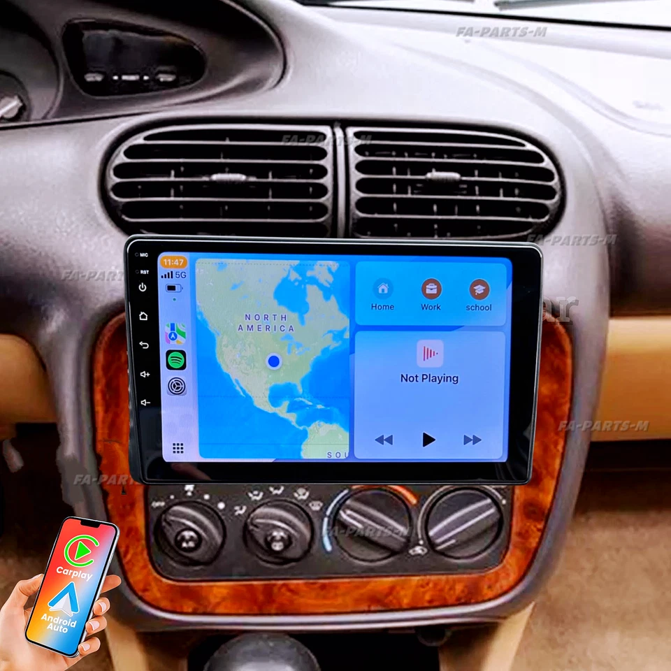 4+64G For 1996-2000 Chrysler Sebring Android13 Carplay Car Stereo Radio GPS NAVI Foto 3 de 4