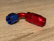 29 X 6AN AN6 90 Degree Swivel Oil/Fuel Line Hose End Fitting/Adapter red