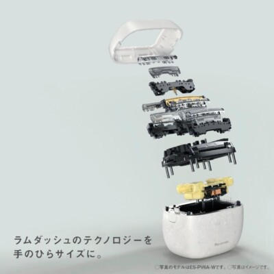 Panasonic LAMDASH PALM IN Black ES-PV3A-K 5 Blades Compact