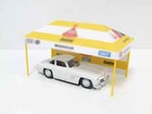 Rally awning 1:24 Scale Race track decoration Diorama Display Sports car tent