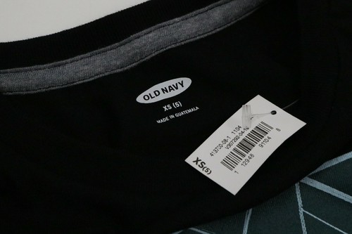 Old Navy Boys Black Short Sleeve Graphic Tees T-Shirts Size XS 5 NEW - Picture 4 of 9