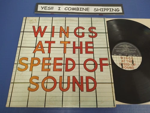 Paul McCartney  Wings At The Speed Of Sound -1976 LP Capitol VG VINYL (Beatles)