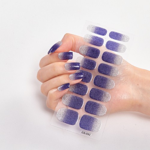 Nail Art Stickers Nail Stickers Scallion Powder Nail Stickers Nail Accessories - Bild 20 von 49