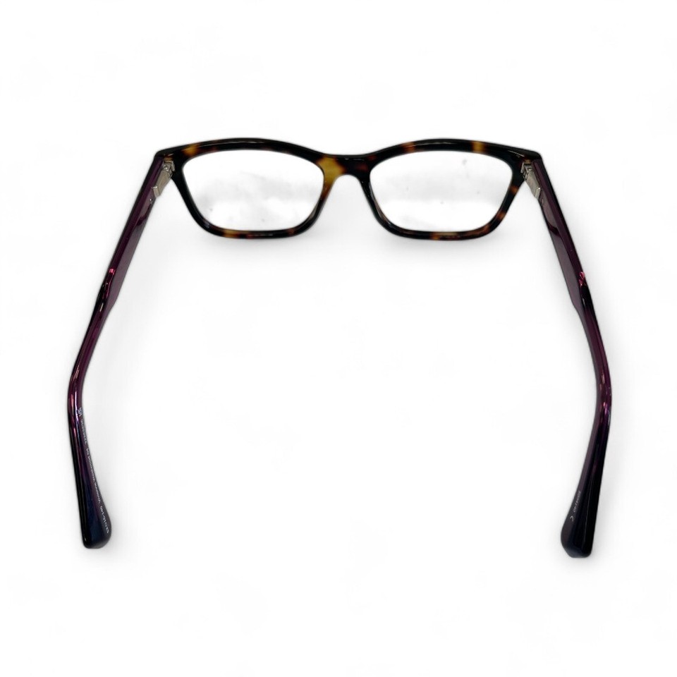 VIVIENNE WESTWOOD Brown Purple Tort 5216140 Orb Arm Glasses Frames