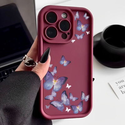 For iPhone 16 15 14 13 Pro Max 12 11 XR 8 ShockProof Silicone Pattern Case Cover