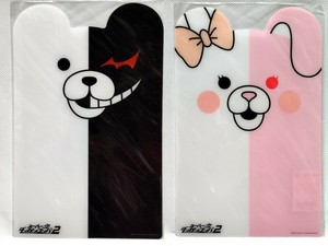 New Super Danganronpa 2 Die Cut Underlay Monokuma Monomi Set Plastic Ebay