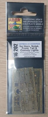German Accessories for Horn, Notek, Front, Tail & Convoy Lights von ABER 1/16