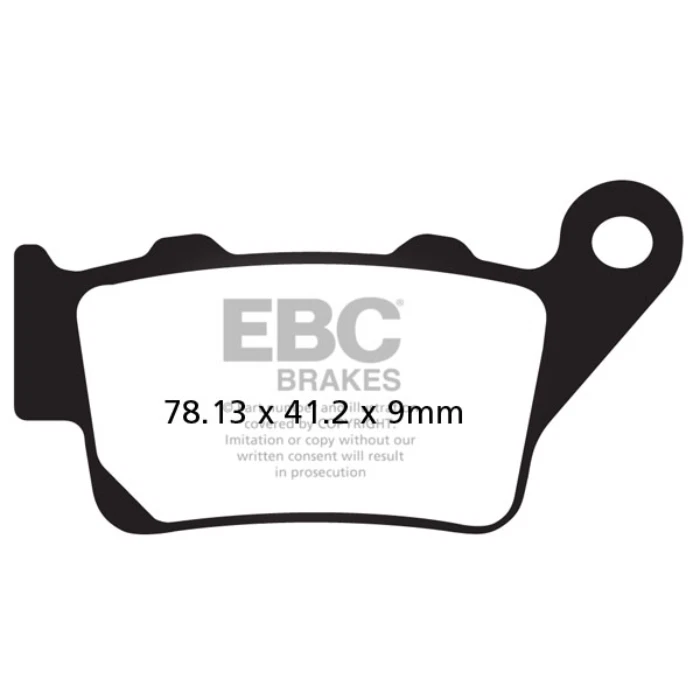 Se adapta a las pastillas de freno delanteras y traseras sinterizadas Triumph Street Triple 675 R 2013-2016 EBC Foto 2 de 4