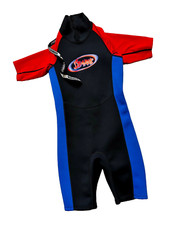 STEARNS Performance Shorty WETSUIT sz L Red, Blue,Black EXCEL