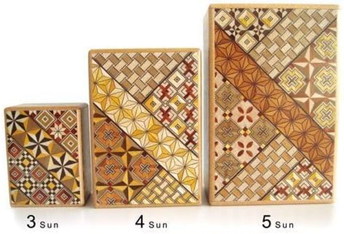 Caja Puzzle Ese Yosegi 5 Sol 21 Movimientos - Imagen 5 de 6