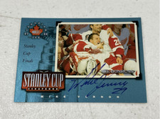 1997 98 Donruss Canadian Ice Mike Vernon Autographed Signed Auto Card /750