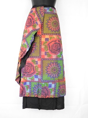 rayon wrap around skirt