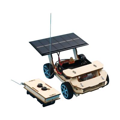 Solarenergie Elektromotor Auto, wissenschaftliche Experimentprojekte, elektronische Montage