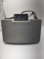VINTAGE polaroid land camera MODEL 215 W/CASE  Extras