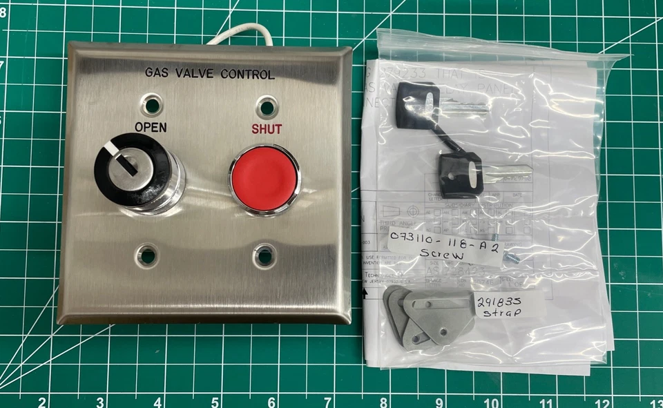 Asco 216C89 New Stainless Cover plate And Switches - Image 2 of 3