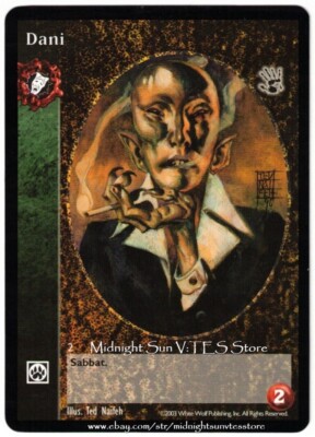 Dani Nosferatu Antitribu Black Hand V:TES VTES Vampire CCG