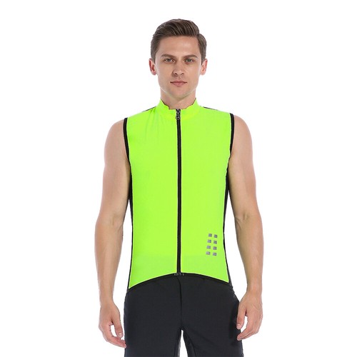 WOSAWE Mens Cycling Vest Windproof Reflective Bicycle Gilet Breathable MTB Bike - Picture 3 of 14