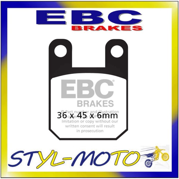 FA115 BeläGe Organica Anterior Links Ebc Italjet 125 Lc Dragster 1999-2012-image