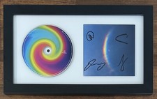 FRAMED COLDPLAY FULL BAND SIGNED MOON MUSIC ALBUM PICTURE & CD Beckett BAS COA