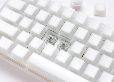 4711281574857 Ducky One 3 Aura White TKL Gaming Tastatur, RGB LED - MX-Silent-Re